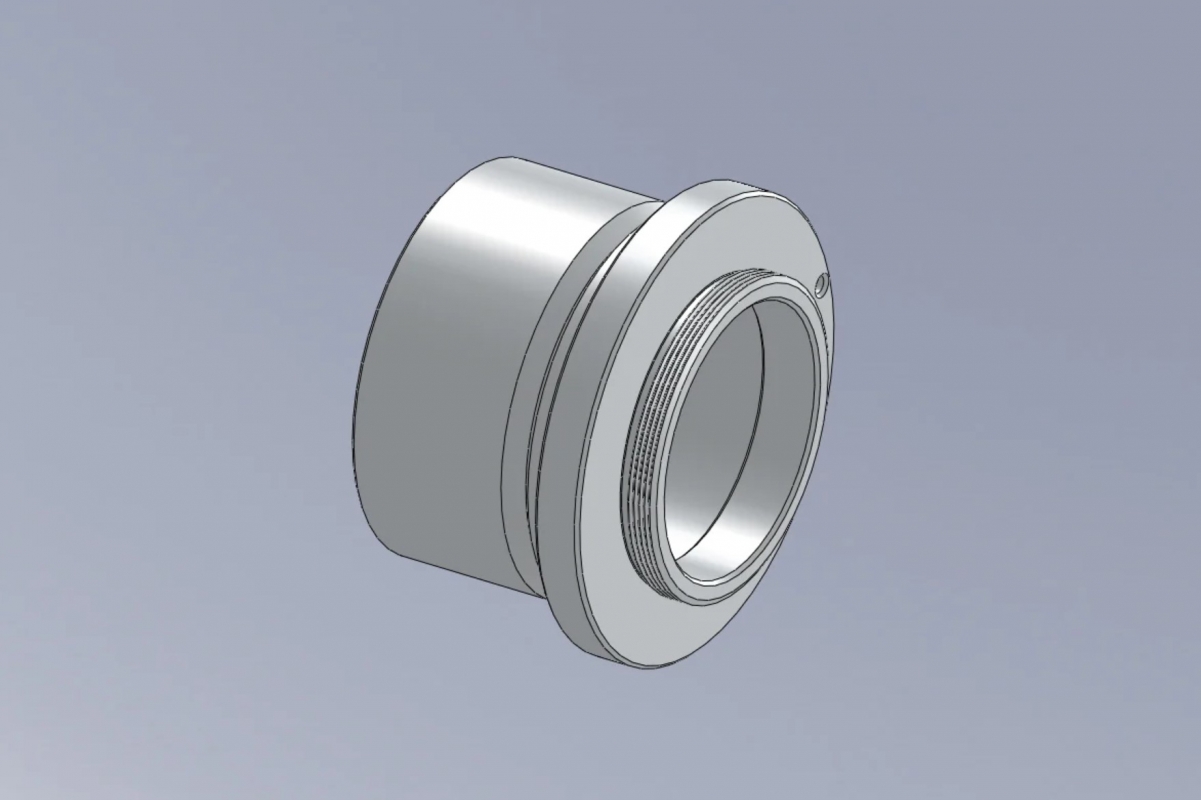 Optec 2" to T-thread Adapter for 2” TCF Focuser 