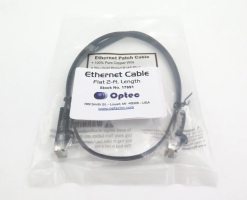 Optec 2-ft Flat Cat-5e Ethernet Cable