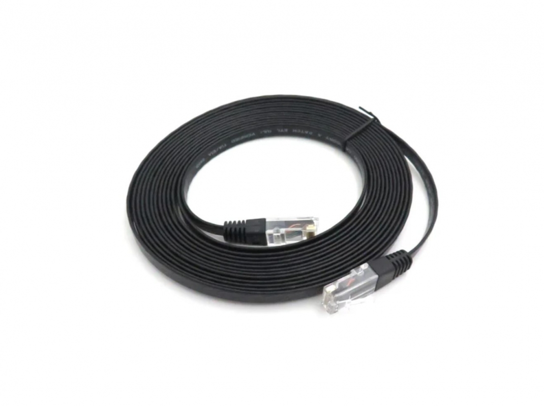 Optec 15-ft Flat Cat-5e Ethernet Cable